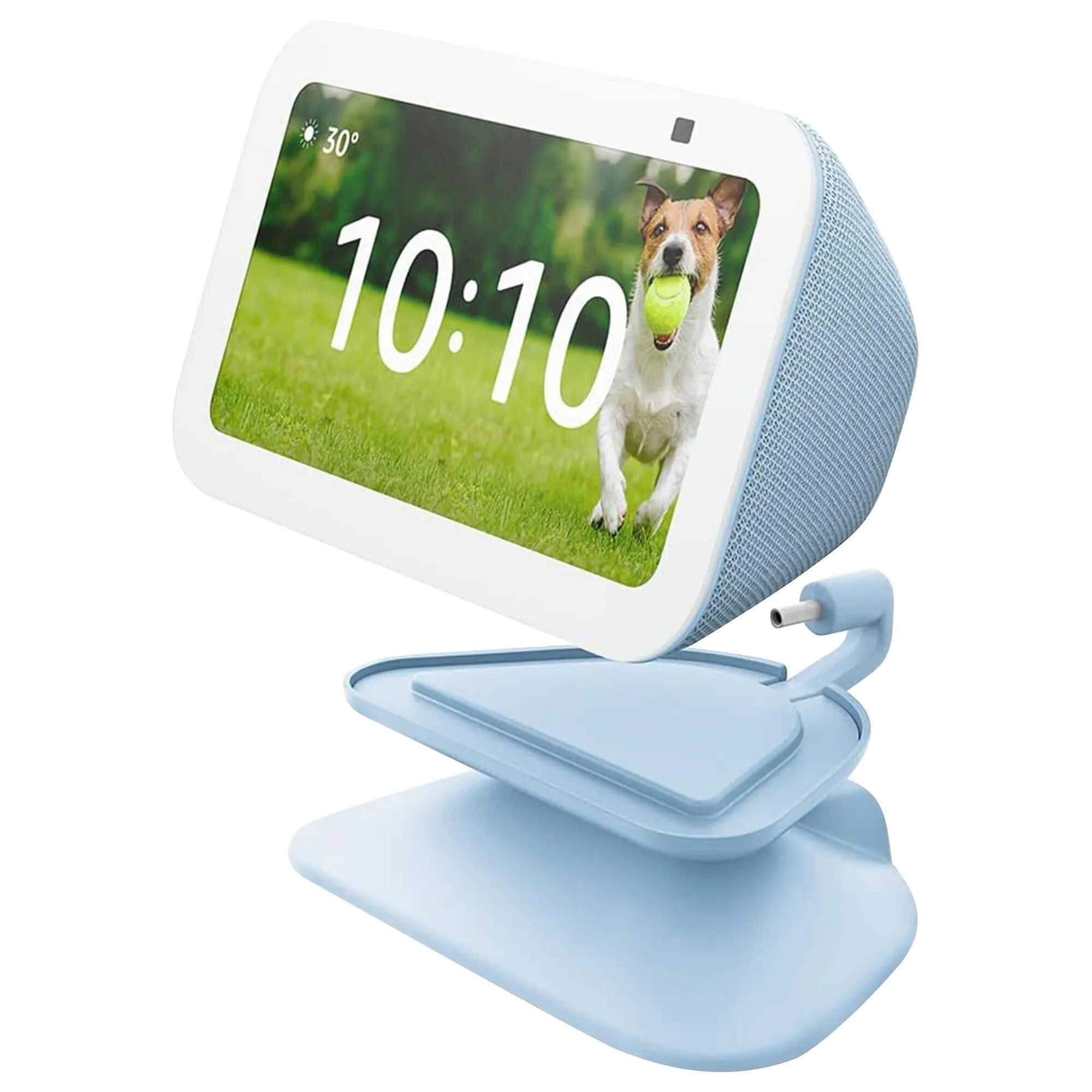 Amazon Echo Show 5 3rd Gen Adjustable Stand with USB-C Charging Port in Cloud Blue