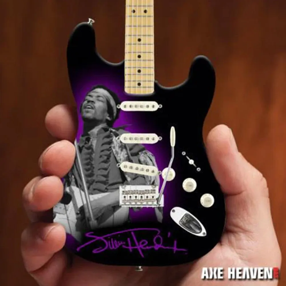 Axe Heaven Miniature Jimi Hendrix Fender Strat Tribute Guitar Replica