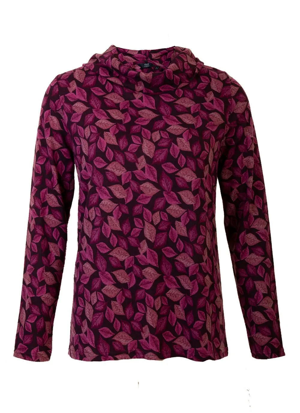 Dark Pink Print Top
