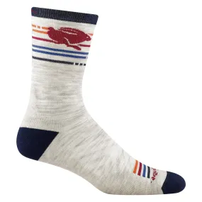 Darn Tough 1041 Men's Pacer Micro Crew Ultra-Lightweight Running Sock - Ash