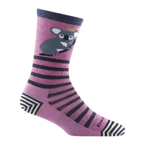 DARN TOUGH ANIMAL HAUS LIGHT CREW SOCK VIOLET