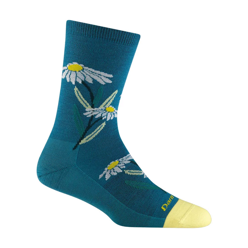 DARN TOUGH BLOSSOM CREW SOCKS CASCADE - WOMENS