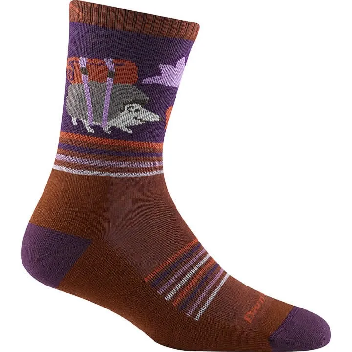 Darn Tough Critter Club Micro Crew Lightweight Cushion Hiking Sock Women's