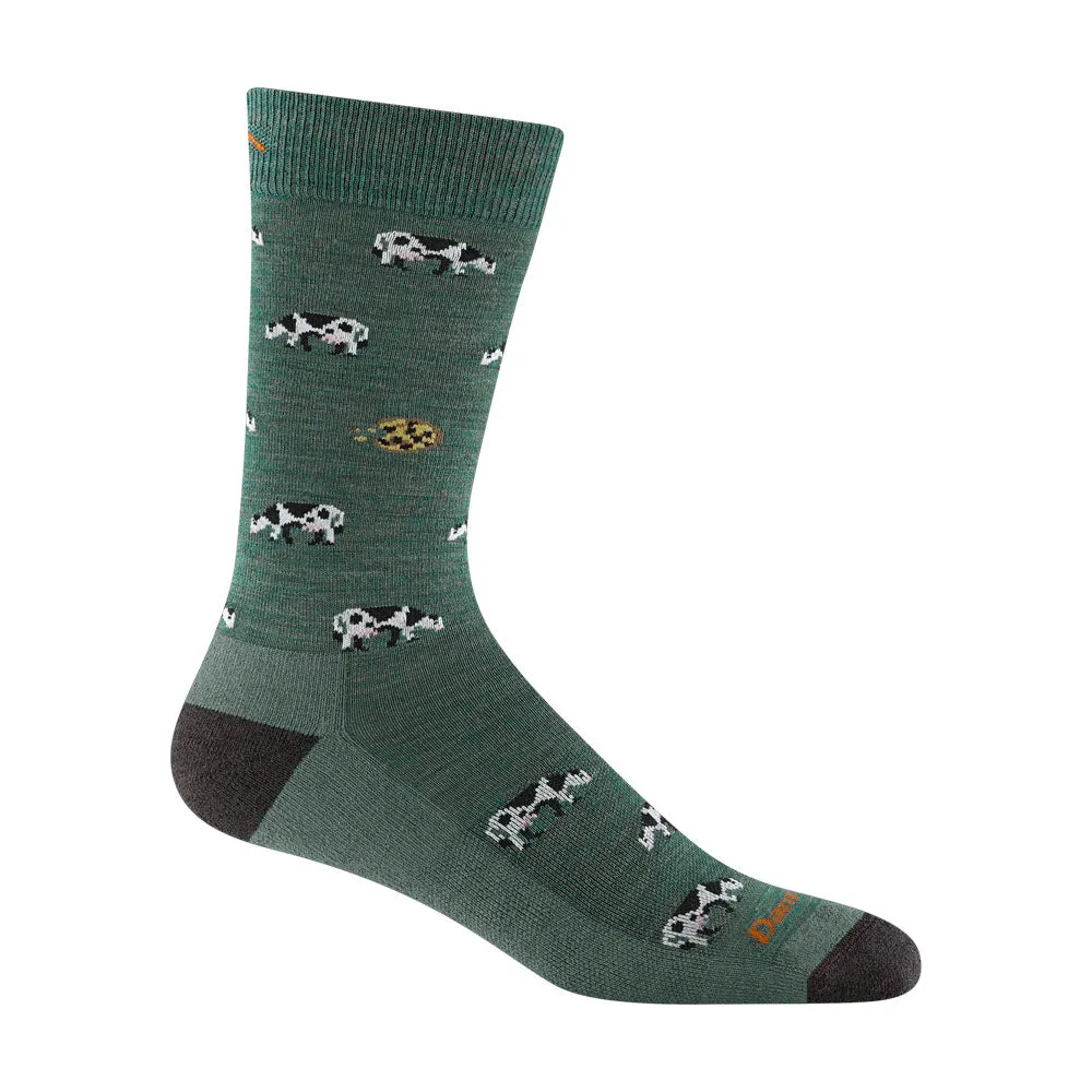 DARN TOUGH DAIRY AIR CREW SOCKS PASTURE - MENS