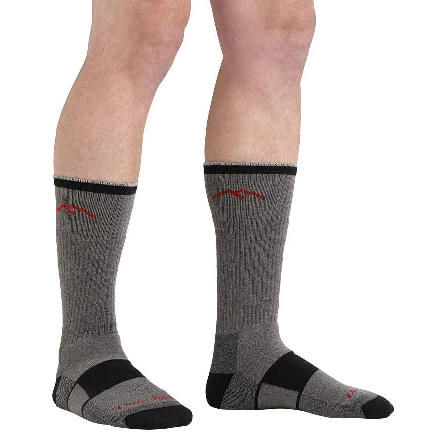 Darn Tough Men's Hiker Coolmax Boot Midweight With Full Cushion Socks - Gray/Black