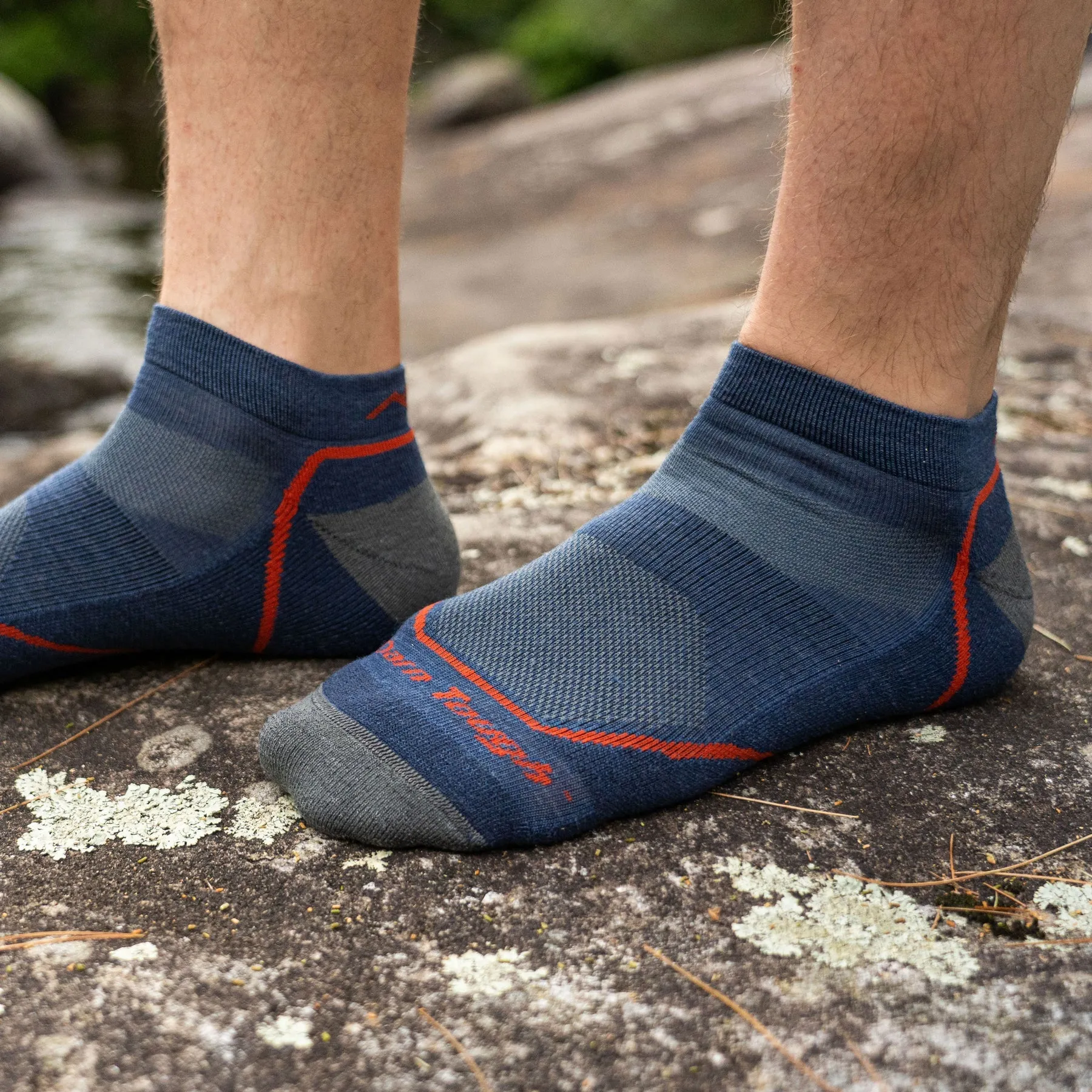 Darn Tough Men's Light Hiker No Show Lightweight Hiking Sock 1990 - De