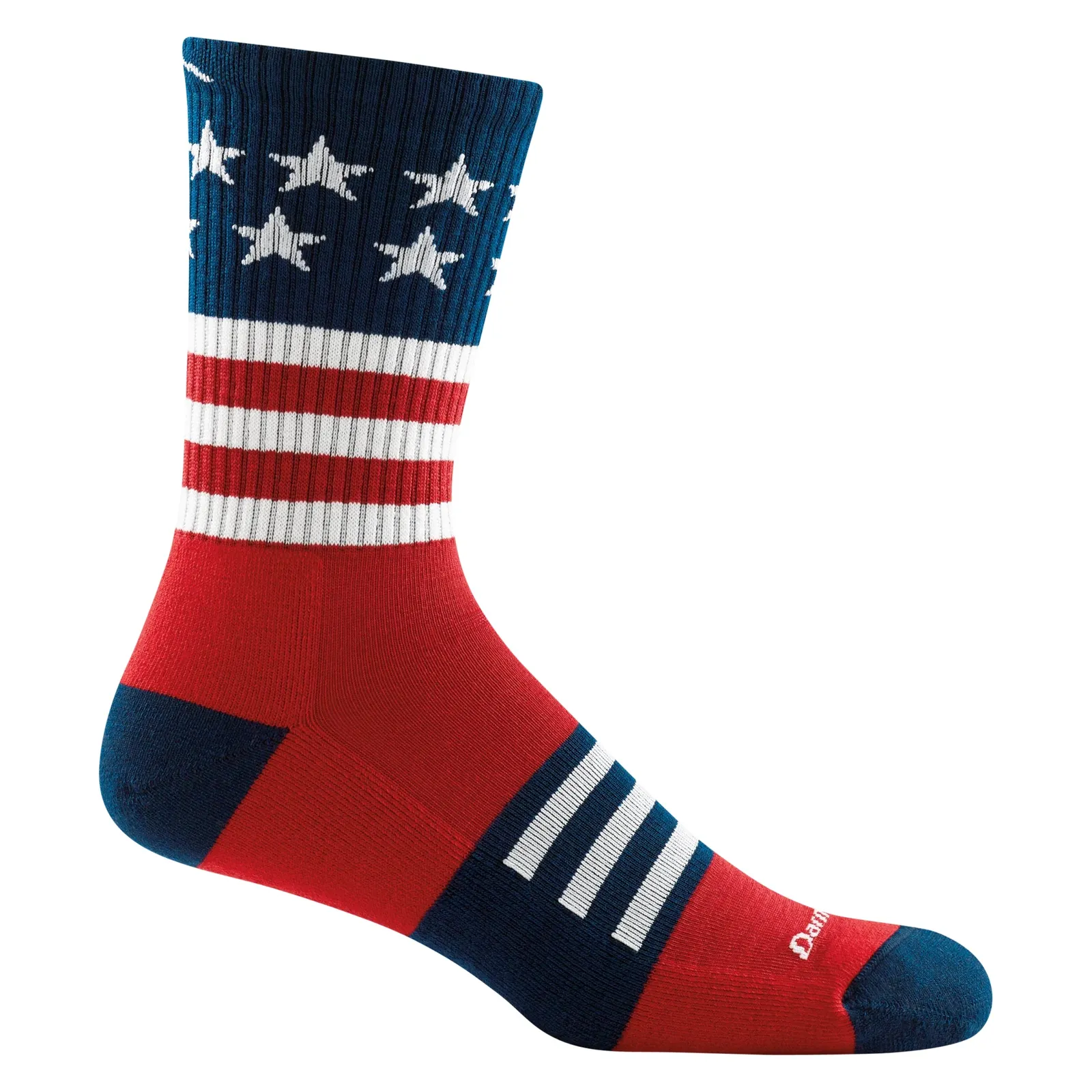 Darn Tough Men's Captain Stripe Micro Crew Lightweight Hiking Socks 