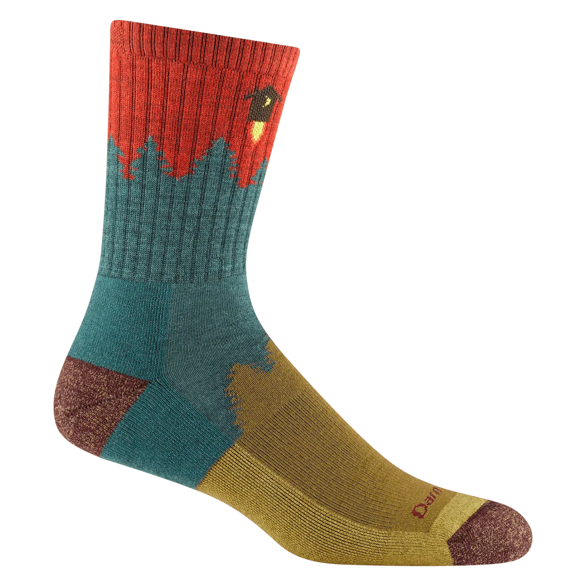 Darn Tough Unisex Number 2 Micro Crew Midweight w/ Cushion Hiking Socks - 1974