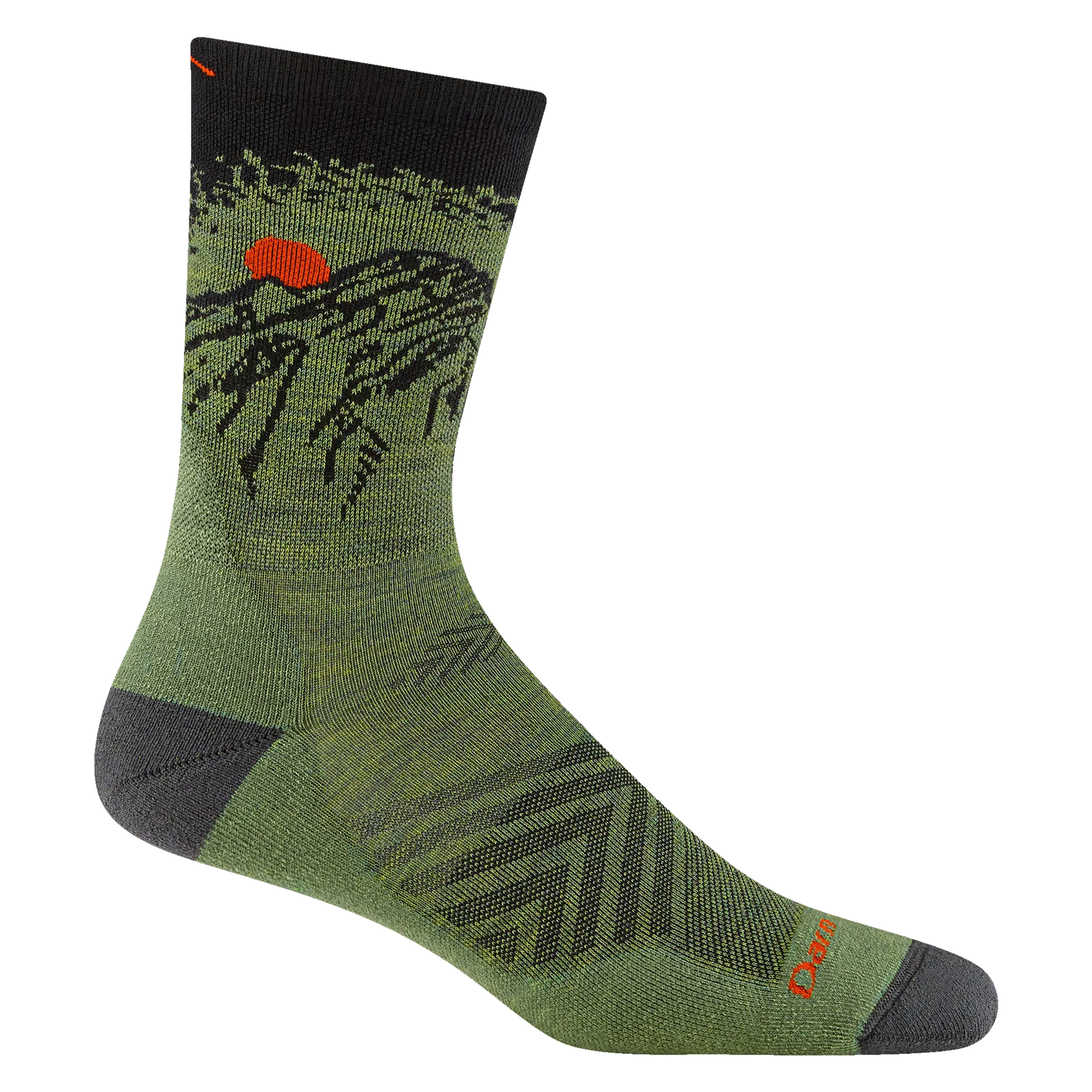 Darn Tough Vermont Men's 1066 Vert Micro Crew Ultra-Lightweight with Cushion