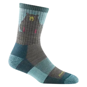 Darn Tough Vermont Women’s Bear Town Micro Crew Lightweight Hiking Sock Aqua
