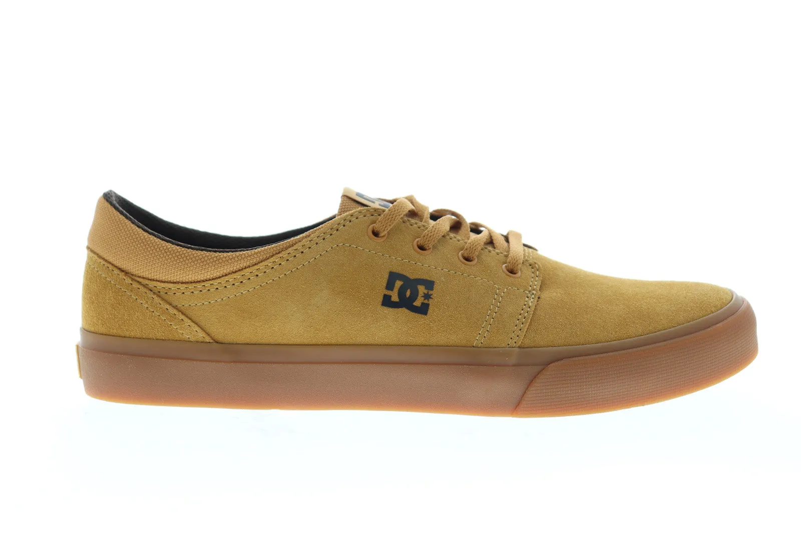 DC Trase SD ADYS300172 Mens Brown Suede Lace Up Skate Sneakers Shoes