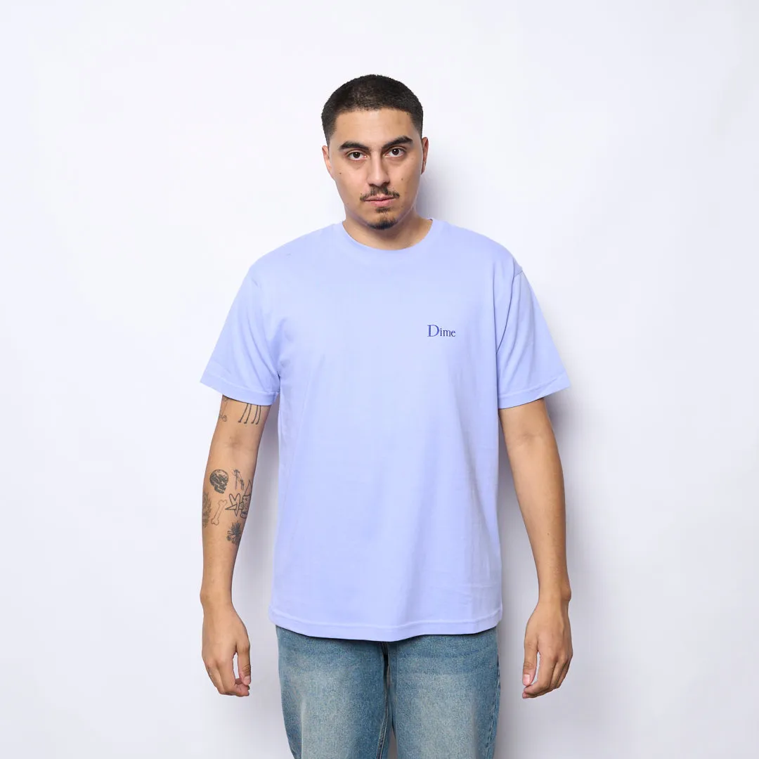 Dime - Classic Small Logo T-Shirt (Light Indigo)