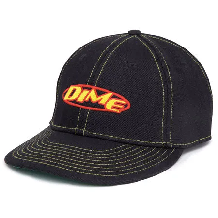 Dime Contrast Denim Strap-Back Hat