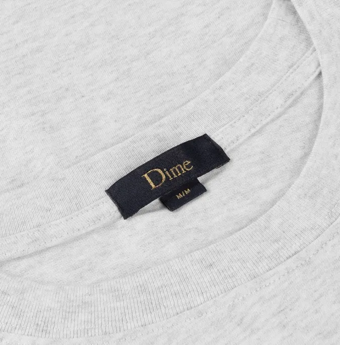 Dime  |Crew Neck Plain Cotton Short Sleeves Logo Skater Style