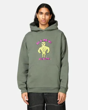 Dime Hoodie - Buff Chenille Dark green | Men | Junkyard