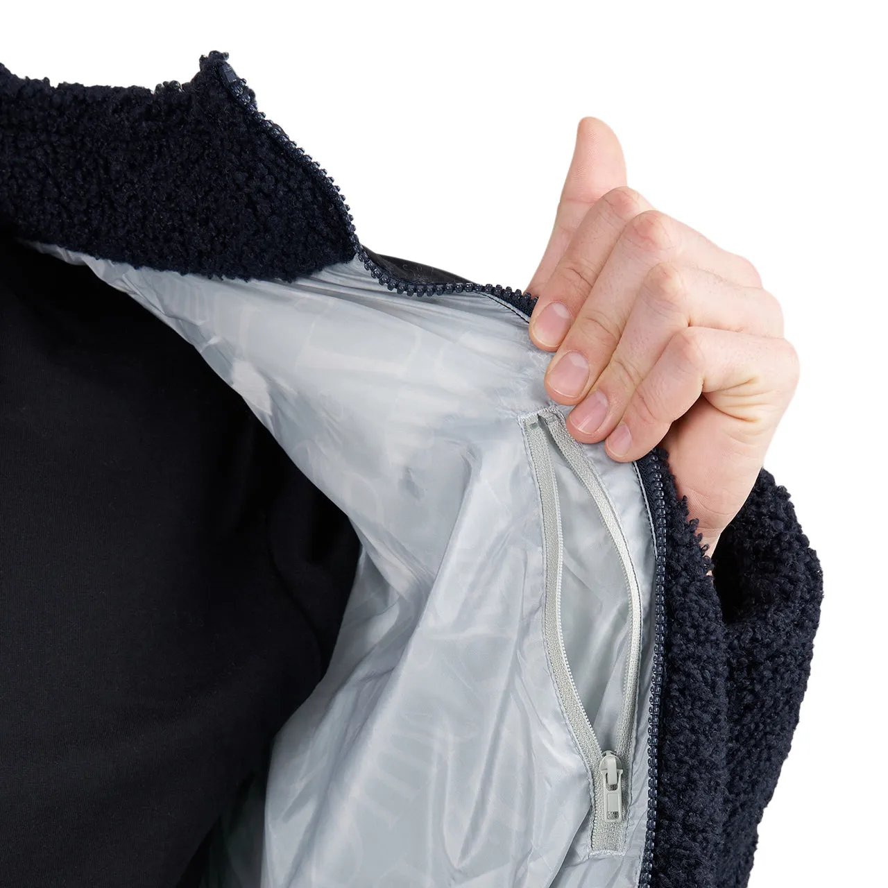 Dime Sherpa Puffer Jacket (Navy)