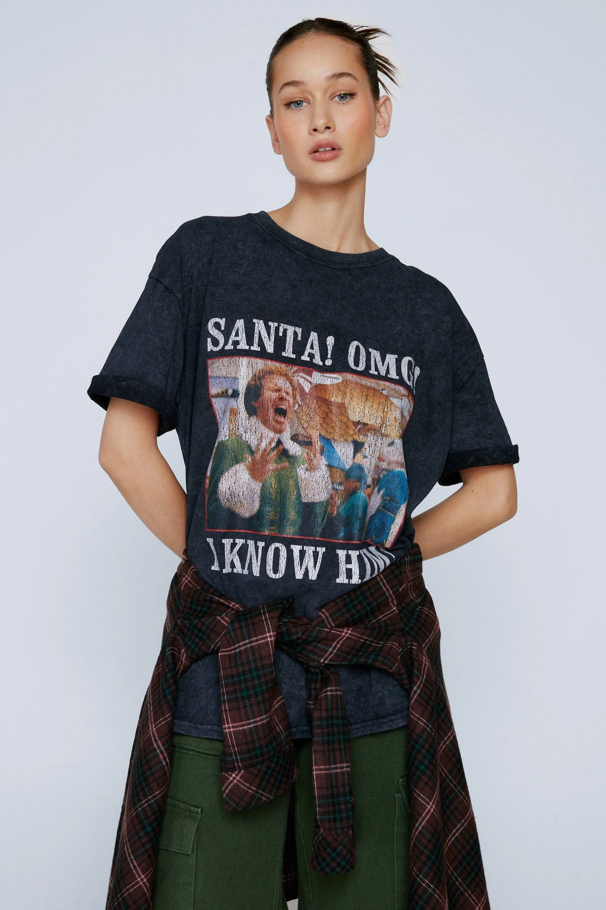 Elf Graphic Oversized T-shirt