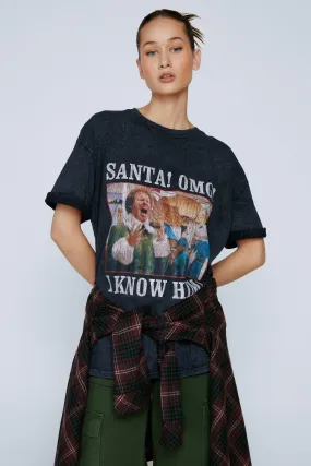 Elf Graphic Oversized T-shirt