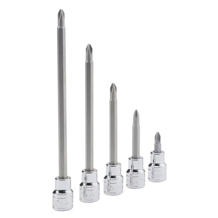 Genius Tools 1/2" Dr. No.3 Philips Bit Socket 190mmL - 408+1703