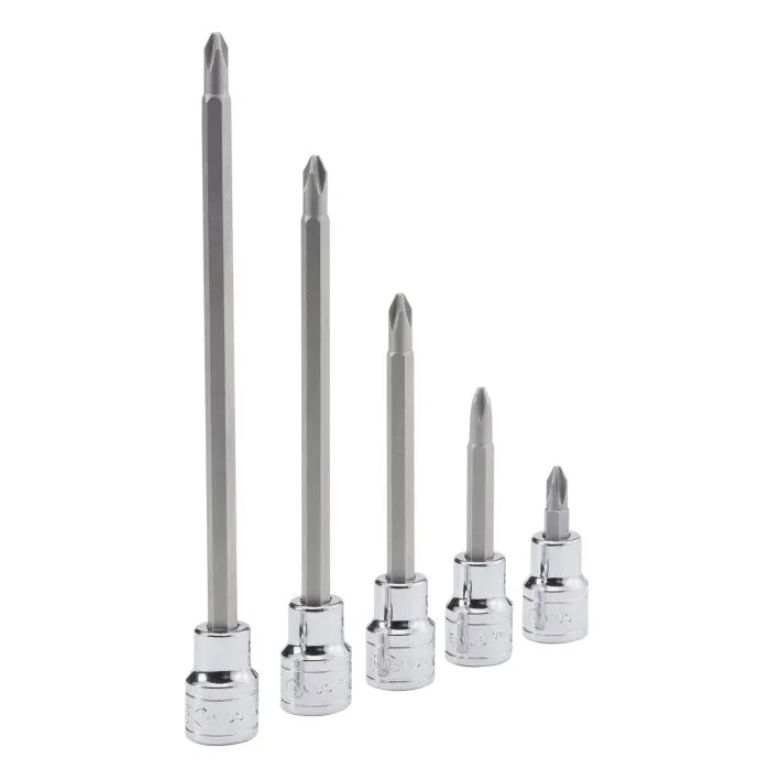 Genius Tools 3/8" Dr. No.2 Philips Bit Socket 50mmL - 308+1102