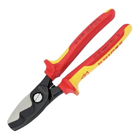 Knipex 32023 Cable Cutters 200mm VDE Fully Insulated
