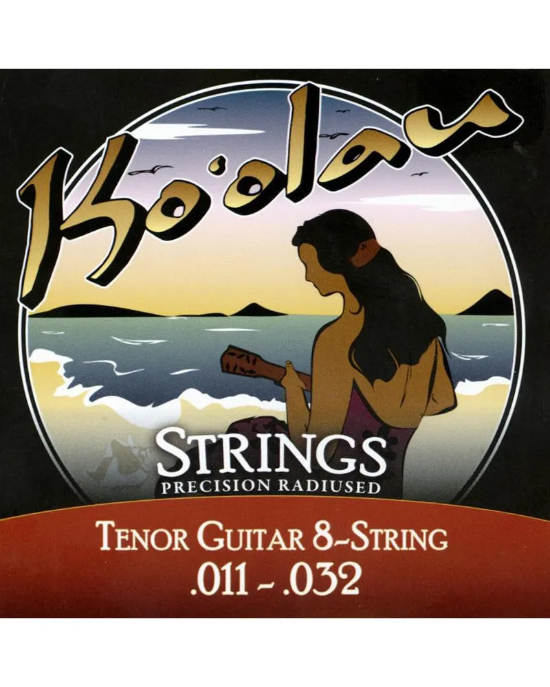 Ko'olau Tenor Guitar 8-String Set, D G B E Tuning