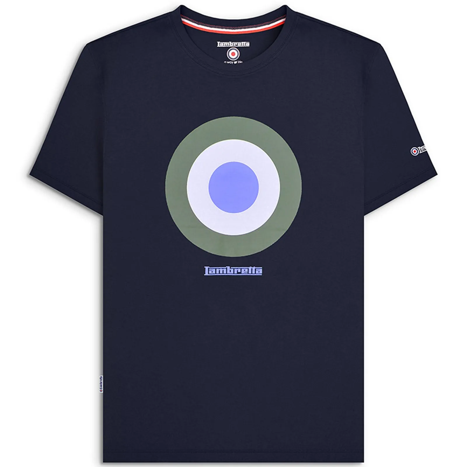 Lambretta Mens Target Short Sleeve T-Shirt