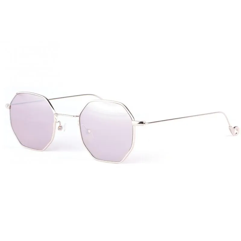 Lunettes soleil octogonales jaunes fashion Eighty