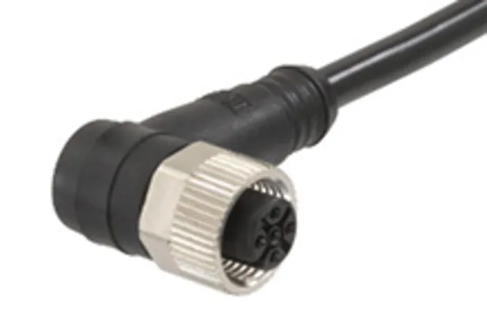 Molex Right Angle Female 4 way M12 to Unterminated Sensor Actuator Cable, 10m