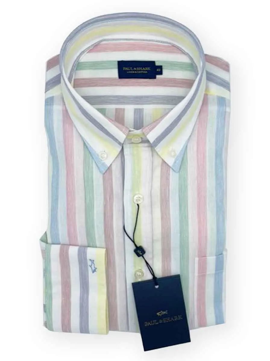 Paul & Shark Candy Stripe Shirt - Andrew Gardner, Wendover