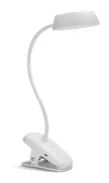 PHILIPS 3W LED 4000K STEP DIM DONUTCLIP LAMP DSK201 W/USB02