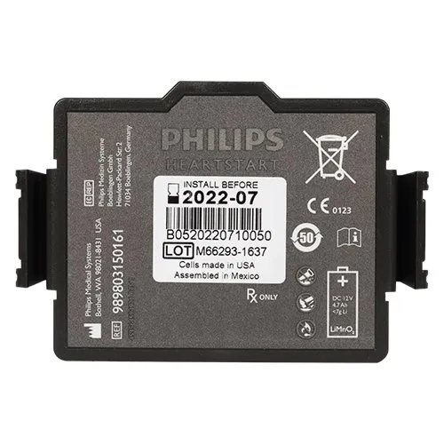 Philips Heartstart FR3 10.8v Lithium Battery