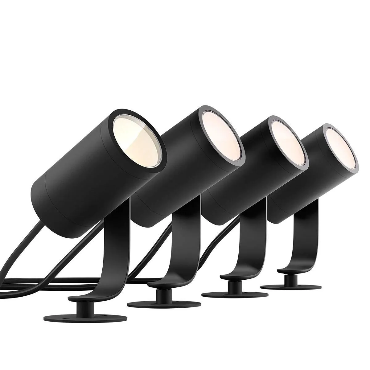 Philips Hue Lily Outdoor Spotlight (3 Pack) + Extension Kit