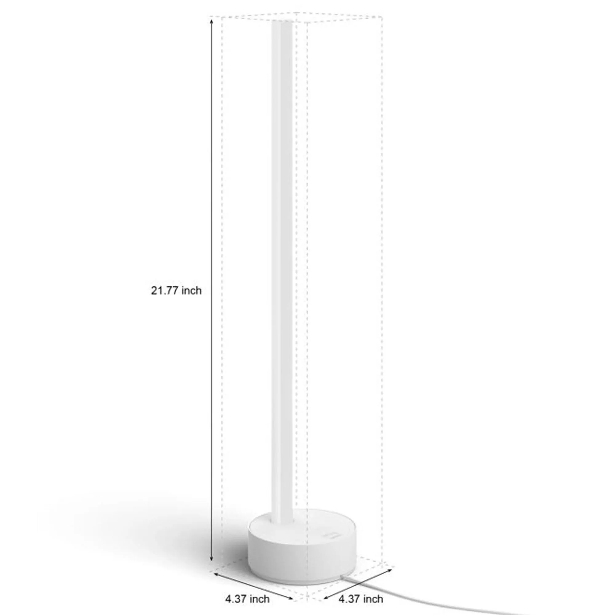 Philips Hue Signe Gradient Floor Lamp and Table Lamp in White
