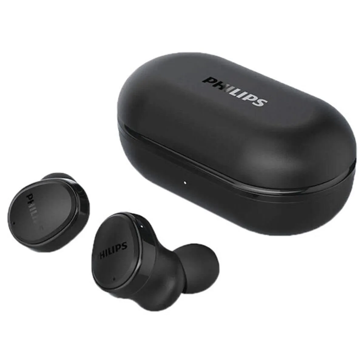 Philips T4556 True Wireless Active Noise Canceling In-Ear Headphones with IPX4 Water Resistance in Black