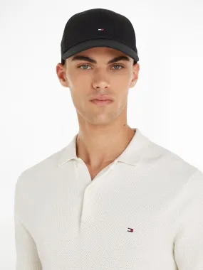 Tommy Hilfiger Black Classic Baseball 100% Cotton Cap